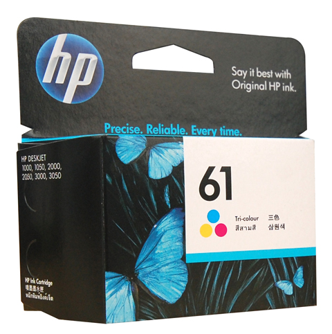 HP 61 Tri Colour Ink CH562WA