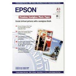 GENUINE Epson A3 Premium Semi Gloss Inkjet Paper 20 Pack S041334