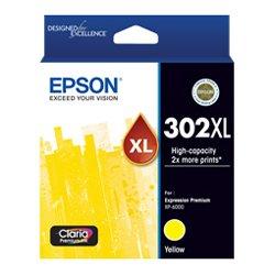 GENUINE Epson 302XL Yellow High Yield Ink Tank Cartridge T01Y492
